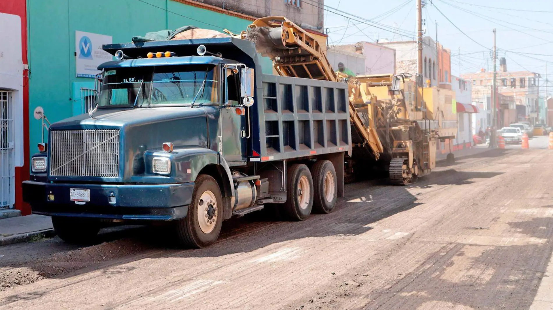 obras publicas en el llanito